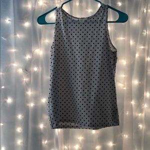 Polka dot shirt!
